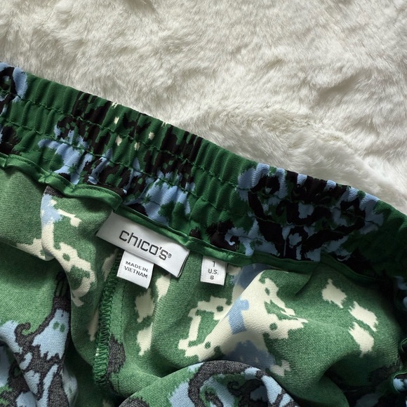 NWOT Chico's Ikat Print Wide Leg Pants - Picture 9 of 9